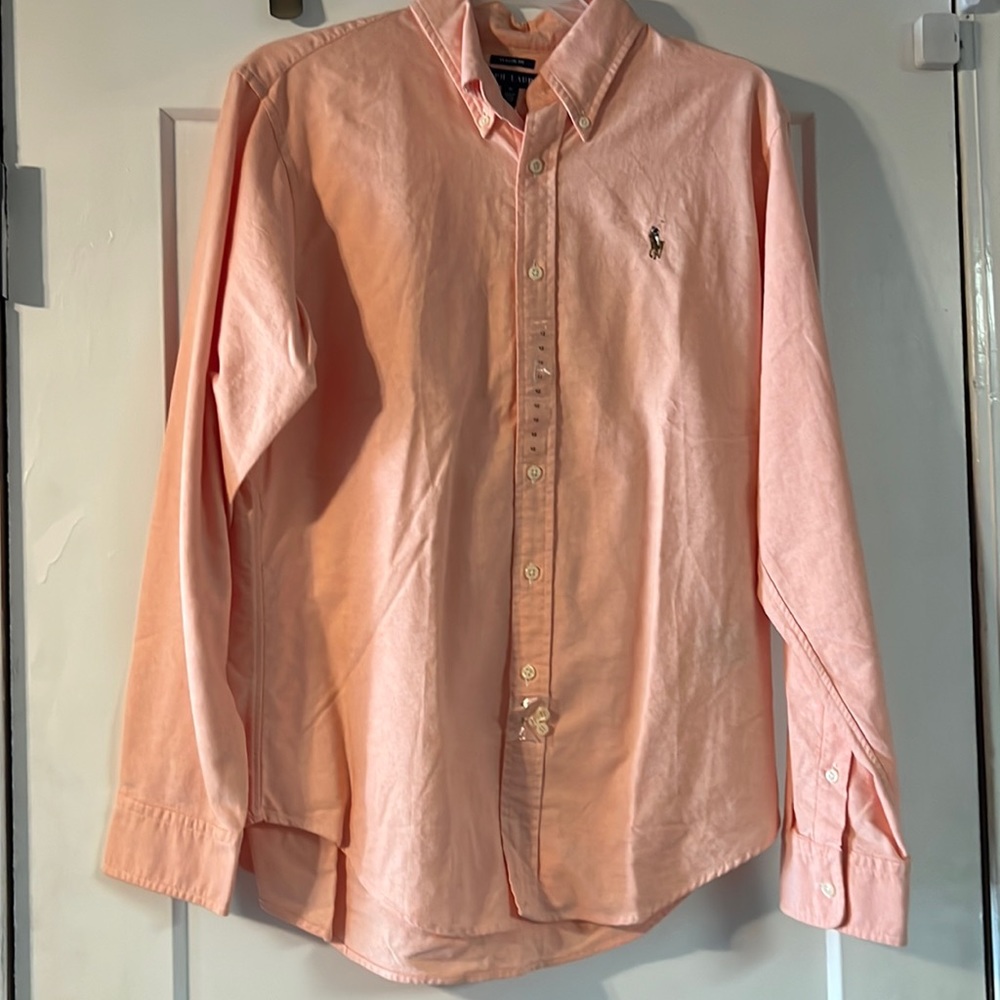 Peach Ralph Lauren Button Up